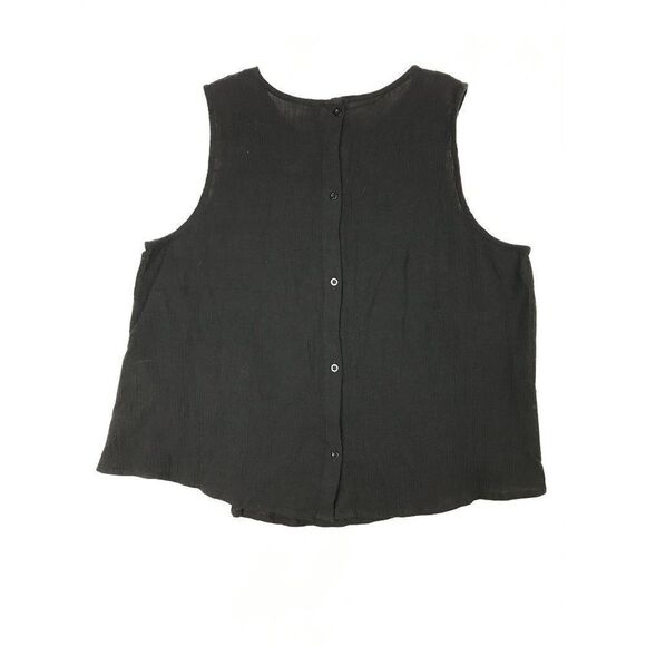 Zara Trafaluc Collection Black Embroidered Crop Top Size Medium - Picture 2 of 8